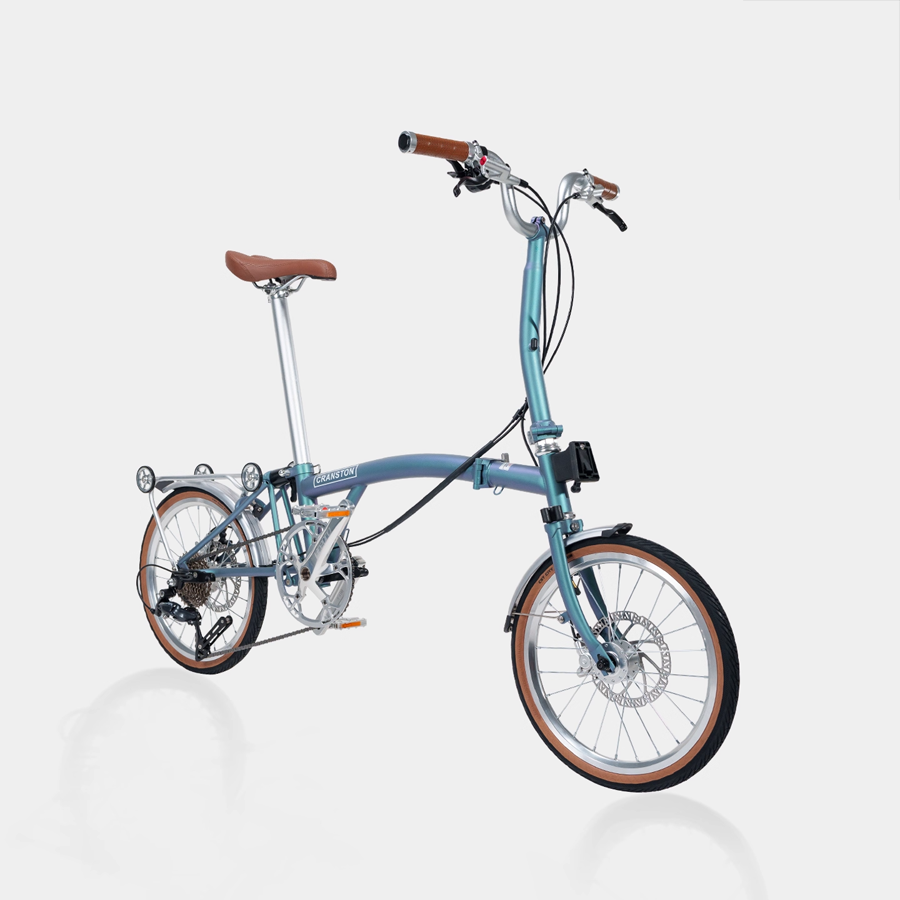 CRANSTON D9 — 16” Disc Brake Folding Bike with Shimano 9-Speed | Ultra-Light 11.5kg | Max Load 120kg