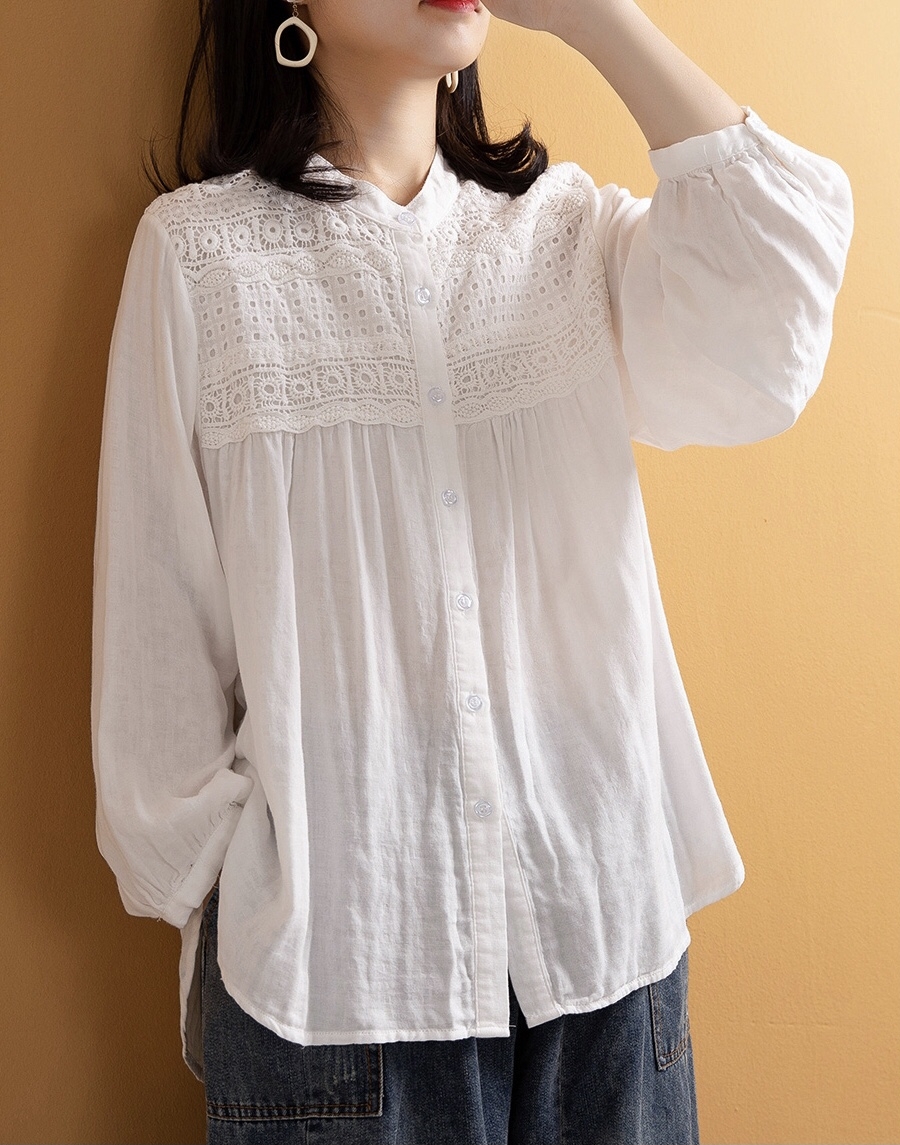 เสื้อผ้าสาลูแต่งลูกไม้