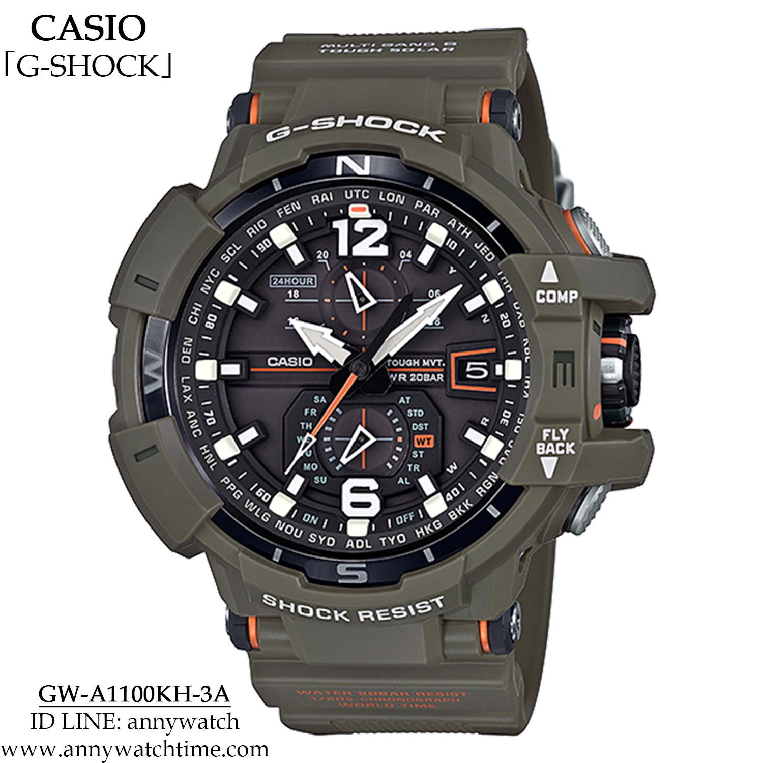G-SHOCK GW-A1100KH-3A