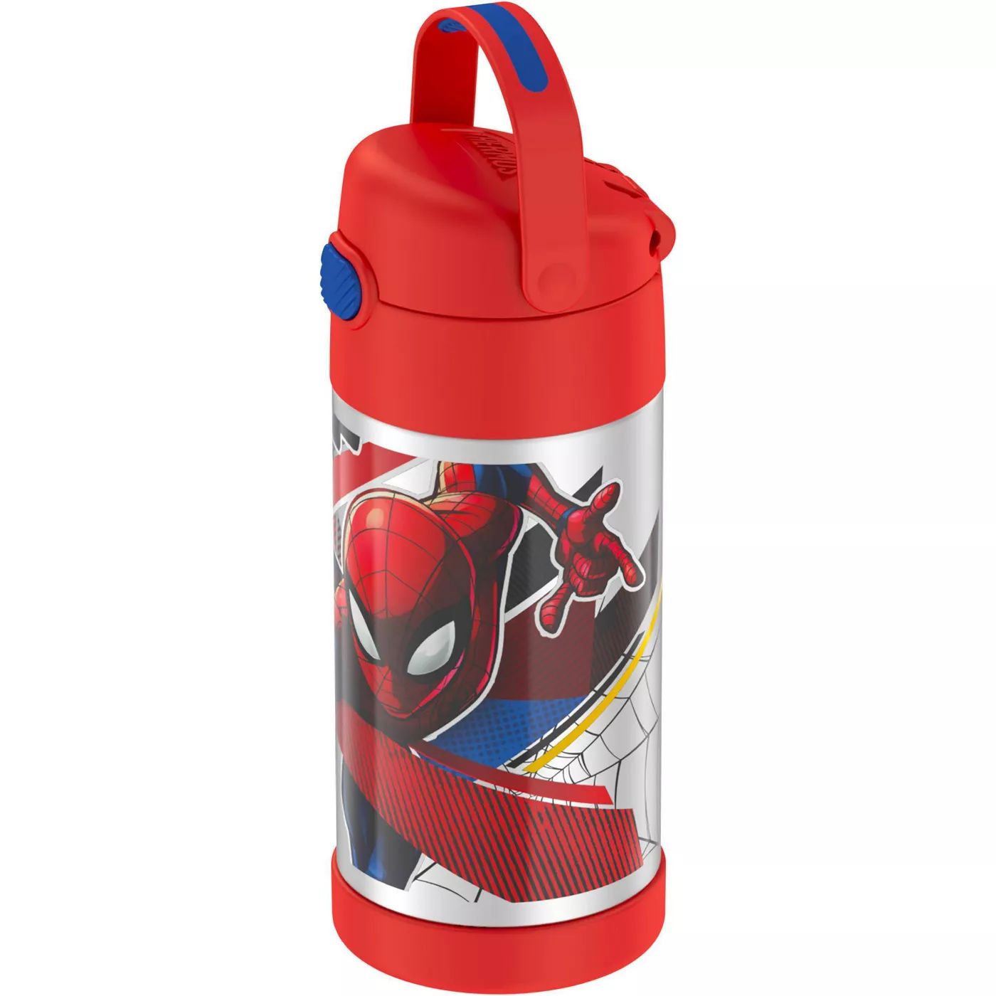 กระติกน้ำเก็บความเย็น Thermos Spider-Man 12oz FUNtainer Water Bottle with Bail Handle - Red