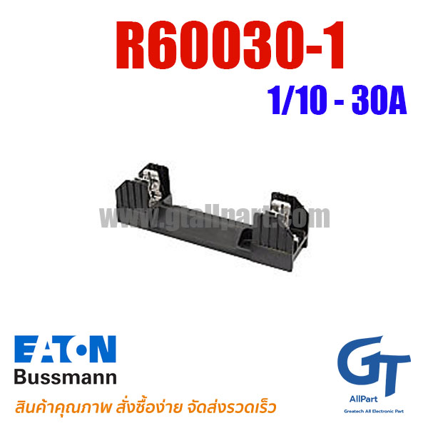 Eaton Bussmann , Fuse Blocks , R60030-1 , 1 Poles , 1/10 - 30A