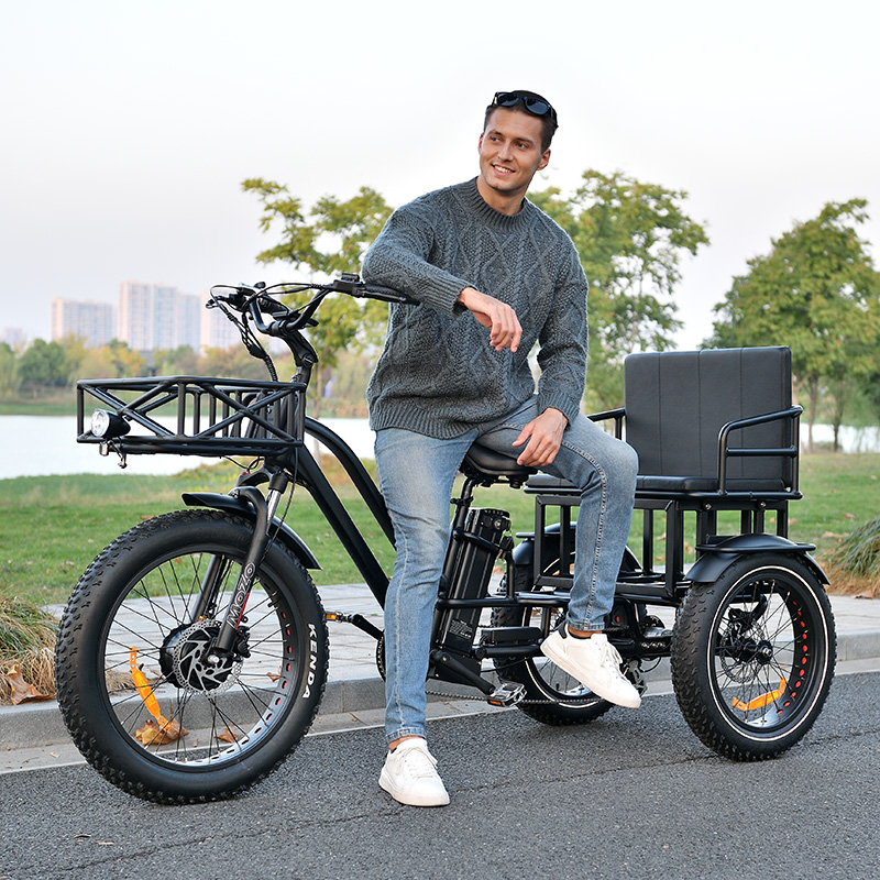 จักรยานไฟฟ้าสามล้อ OTMAR OTM-T14 750W | แบต Samsung 48V | วิ่งไกล 120 กม. | รับน้ำหนัก 185 กก.