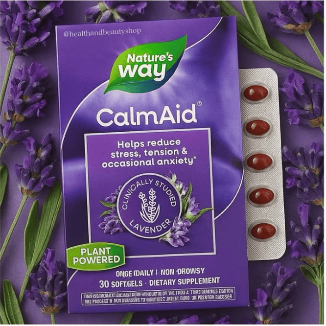 Nature's Way, CalmAid Clinically Studied Lavender 30 Softgels