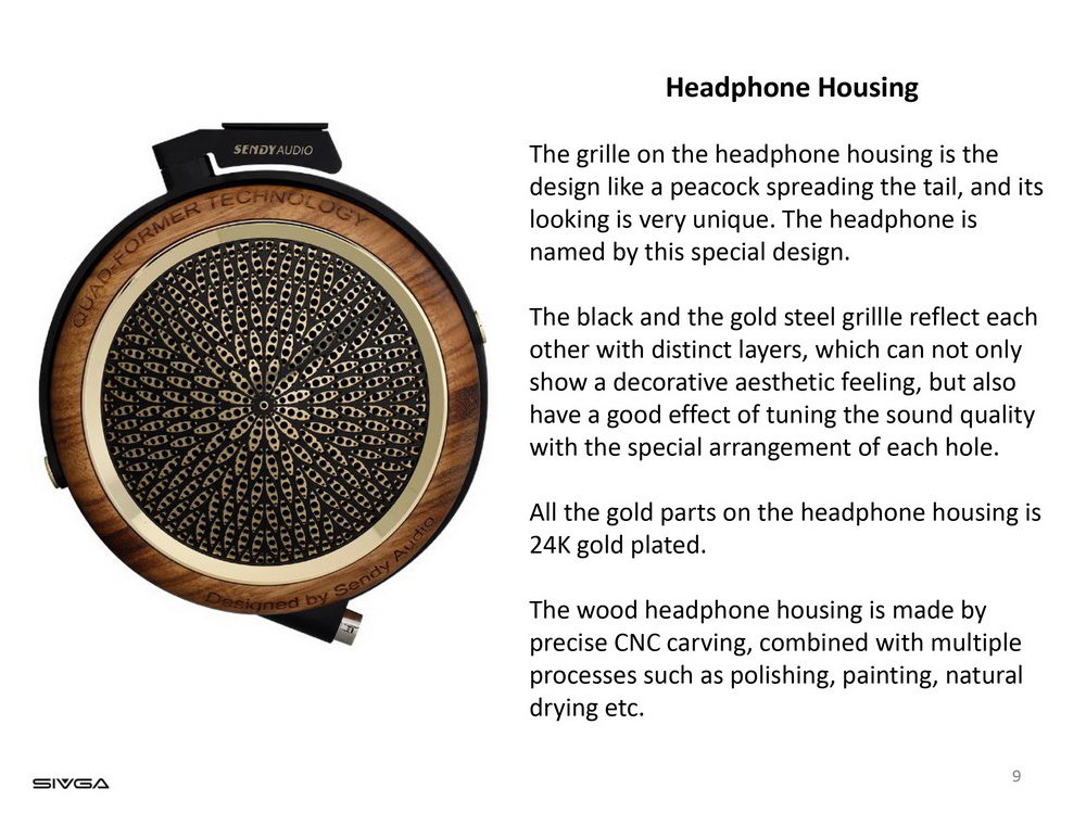 ขาย Sendy Audio Peacock หูฟัง headphone ไดรเวอร์ Planar Magnetic