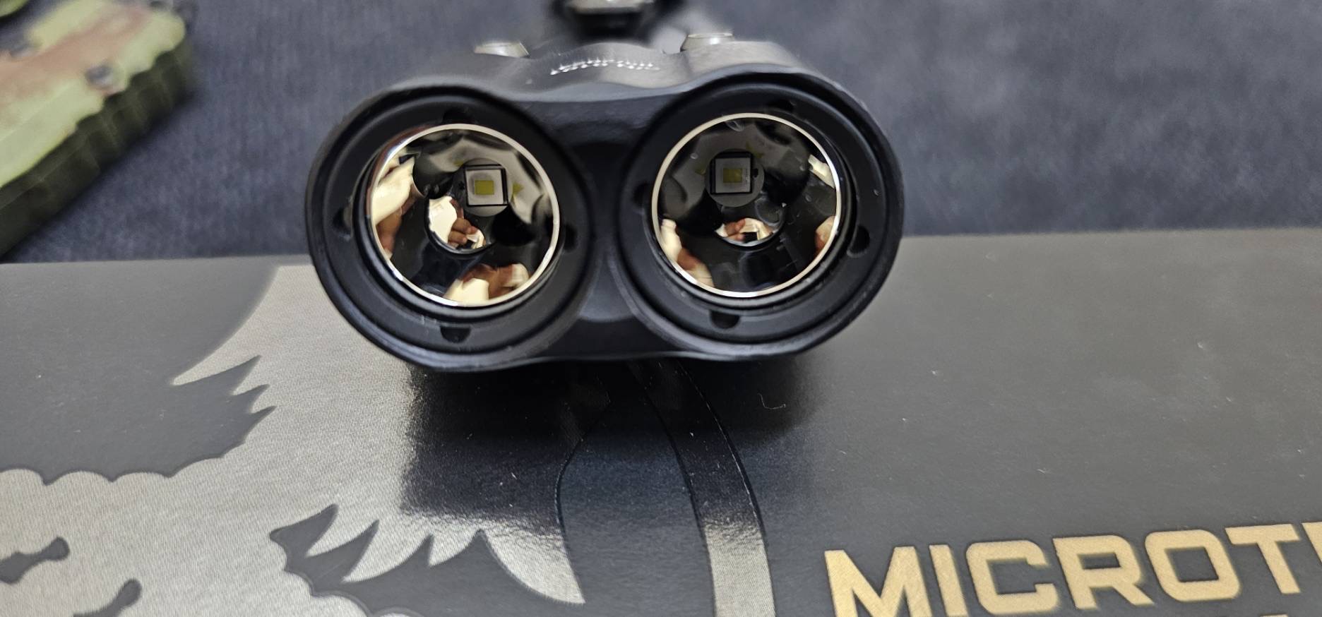 Microtech & Surefire Stiletto Pro II DLC Accents Flashlight