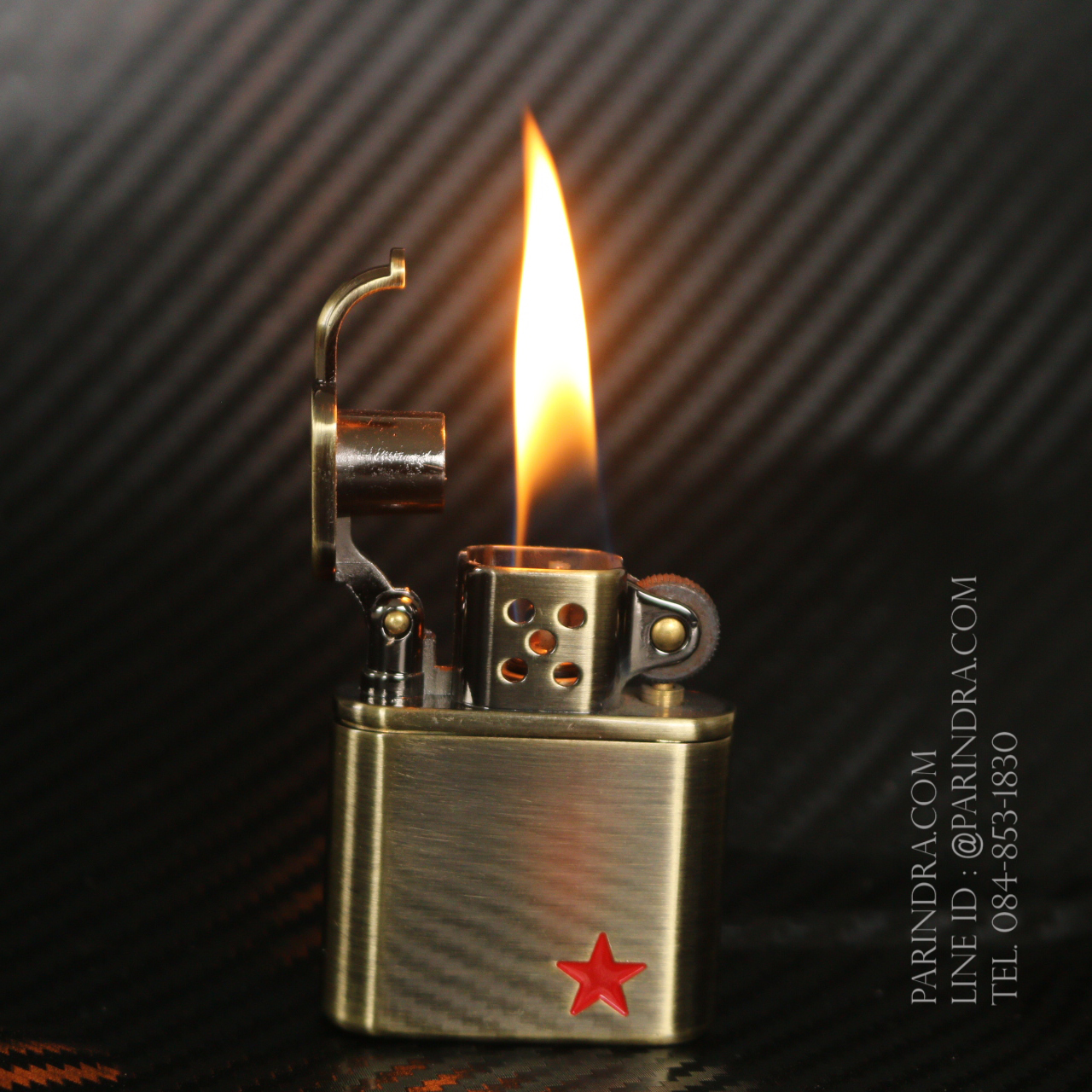 ไฟแช็กน้ำมัน ZORRO Lighter รุ่น Z506-605 ดาวแดงคลาสสิก