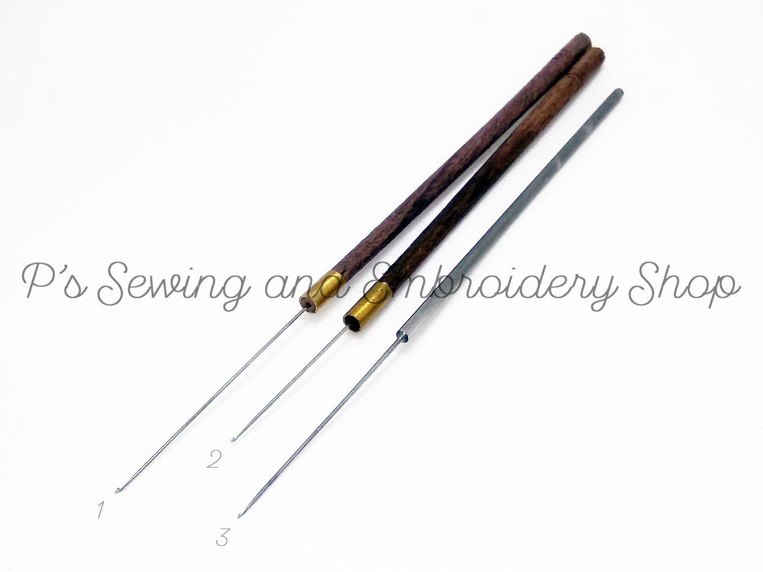 เข็มปักดิ้นเลื่อมลูกปัด เข็มปักอินเดีย แบบ 3 Indian beads/sequins embroidery hook type 3