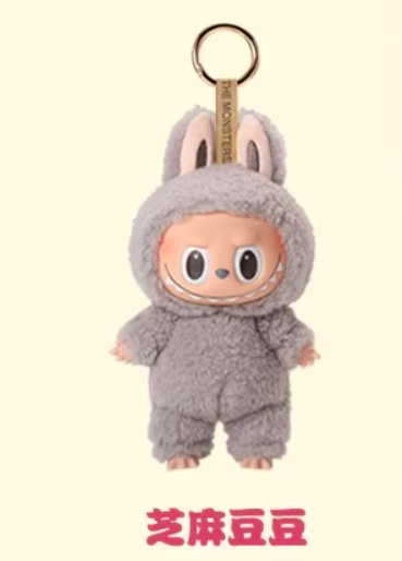PRE. POPMART LABUBU THE MONSTERS - สีเทา Sesame Beans - ของแท้ 100% รอนำเข้า 14-25 วัน