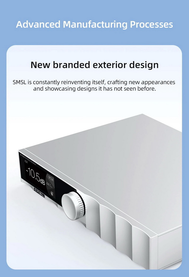 SMSL D400 PRO USB DAC ตั้งโต๊ะชิป AK4499EX+AK4191EQ ระดับเรือธง ประกันศูนย์ไทย