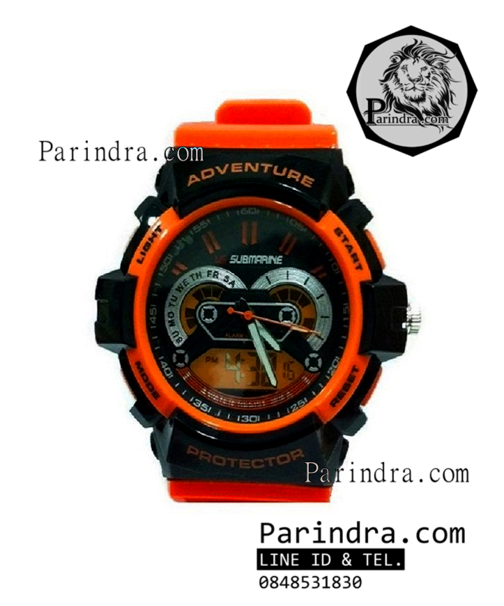 นาฬิกา US submarine TP3160M สีส้ม ตัดดำ