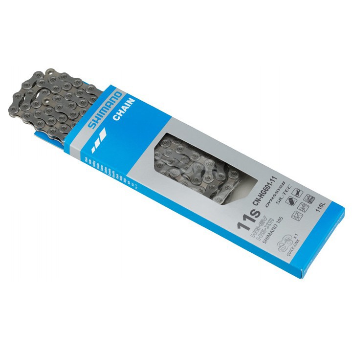 โซ่ SHIMANO 105, รุ่น CN-HG601-11, โซ่ 11-SPD, 116L, รุ่น Quick Link, มีกล่อง