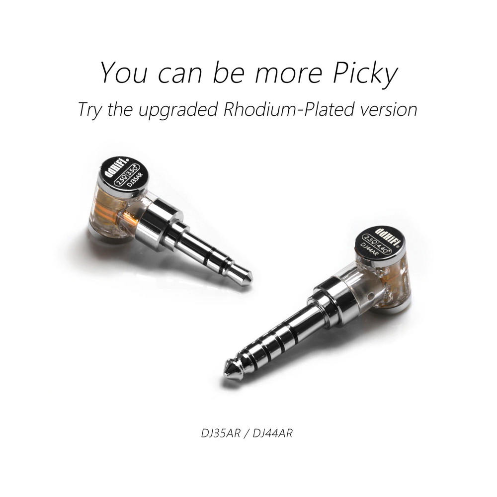 ขาย DD DJ44AR แจ็คแปลงหูฟัง 2.5 Balanced เป็น 4.4 Balanced หัวแจ็คชุบ Rhodium
