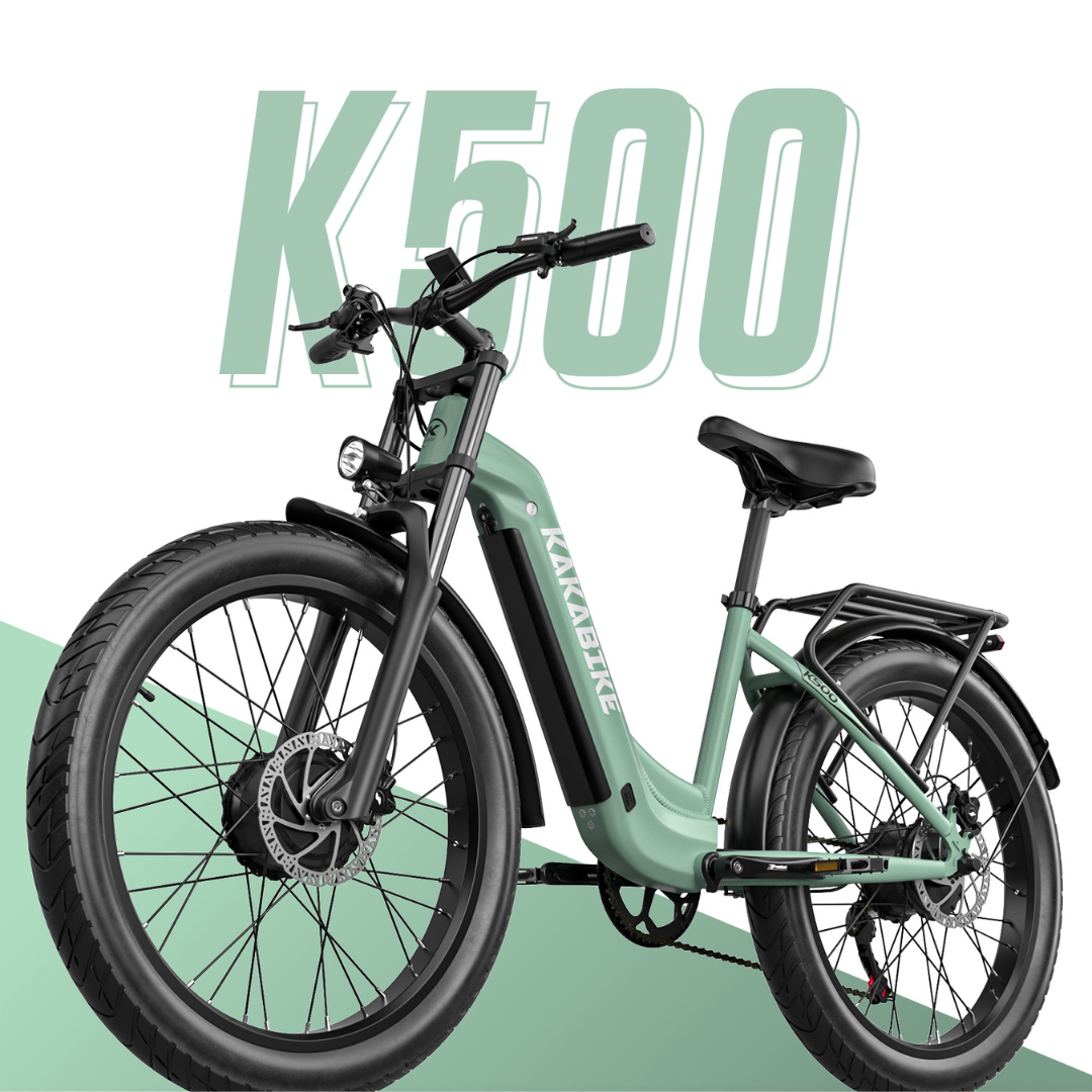 KAKABIKE K500: จักรยานไฟฟ้าขับเคลื่อนสองล้อ 26 นิ้ว แบตลิเธียม 48V สำหรับผู้ใหญ่ ลุยได้ทุกเส้นทาง!