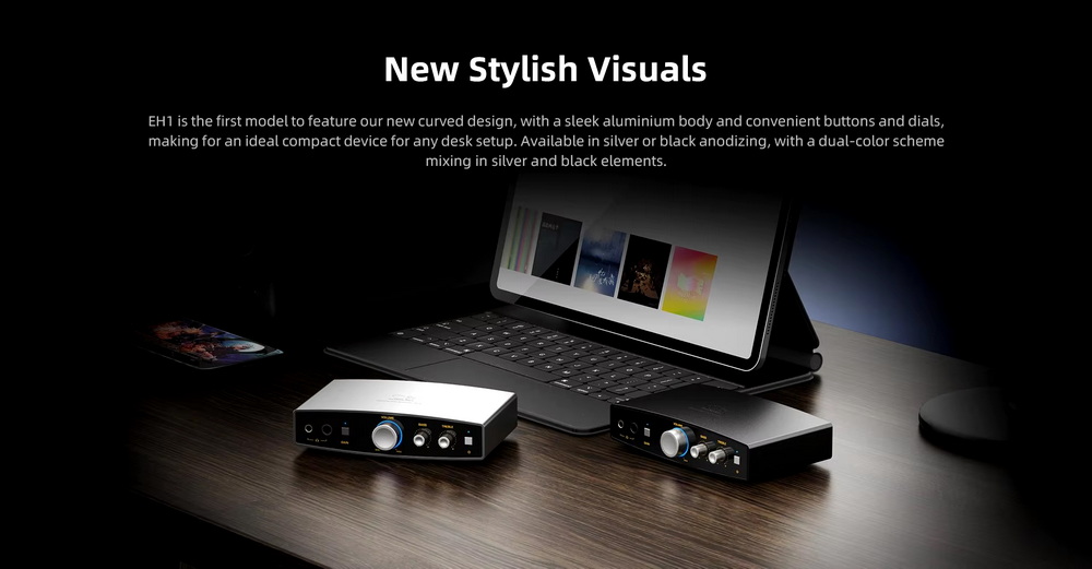 Shanling EH1 DAC/AMP ตั้งโต๊ะชิป CS43198 + SGM8262 x2 รองรับ 32bit/768kHz, Hi-Res ประกันศูนย์ไทย