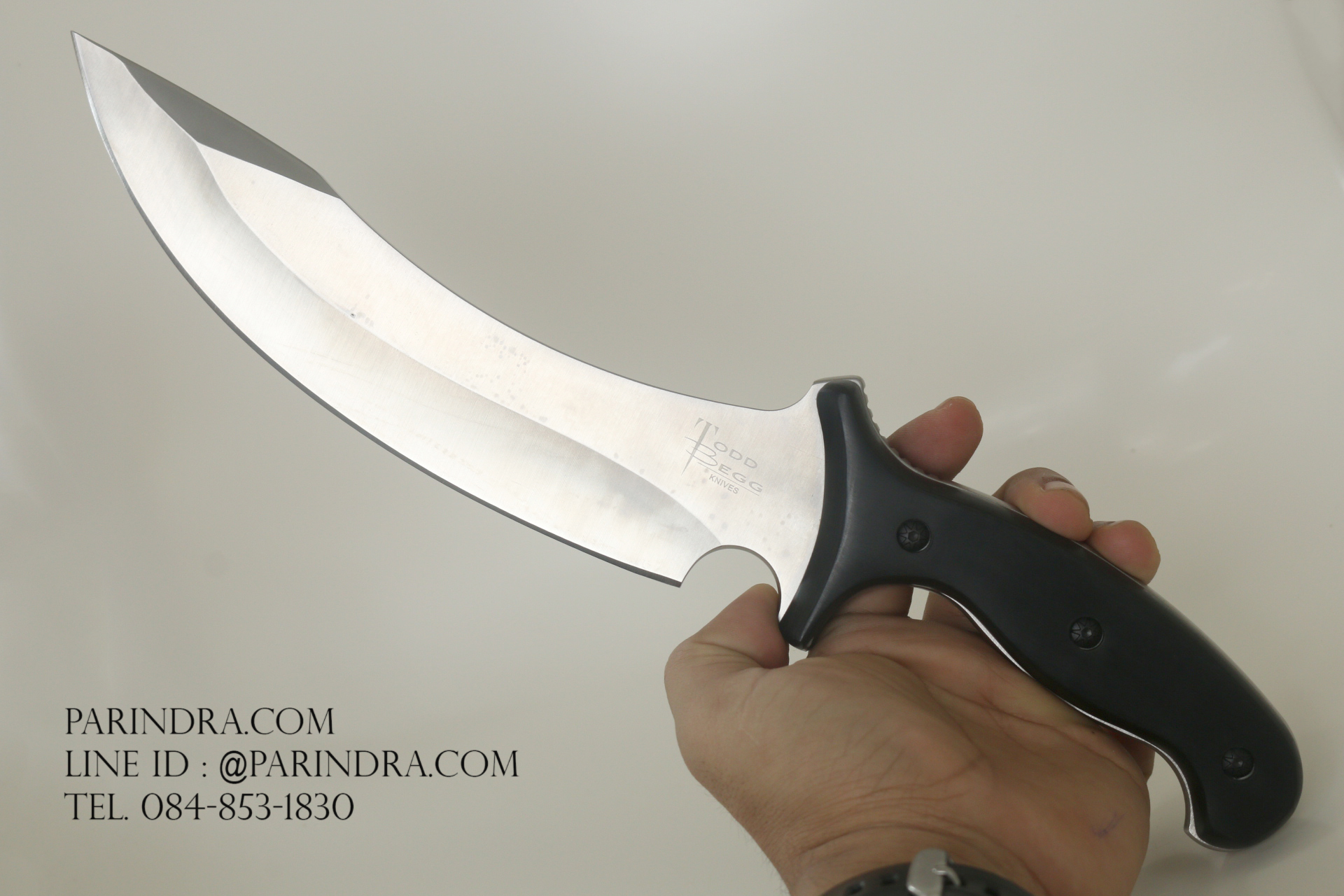 มีดใบตาย TODD BEGG PROTOTYPE B SILVER สีเงิน แกร่งสุดๆ (OEM)