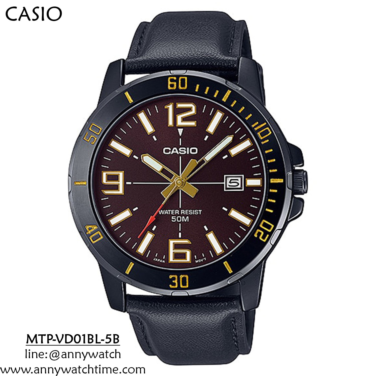 CASIO MTP-VD01BL-5B