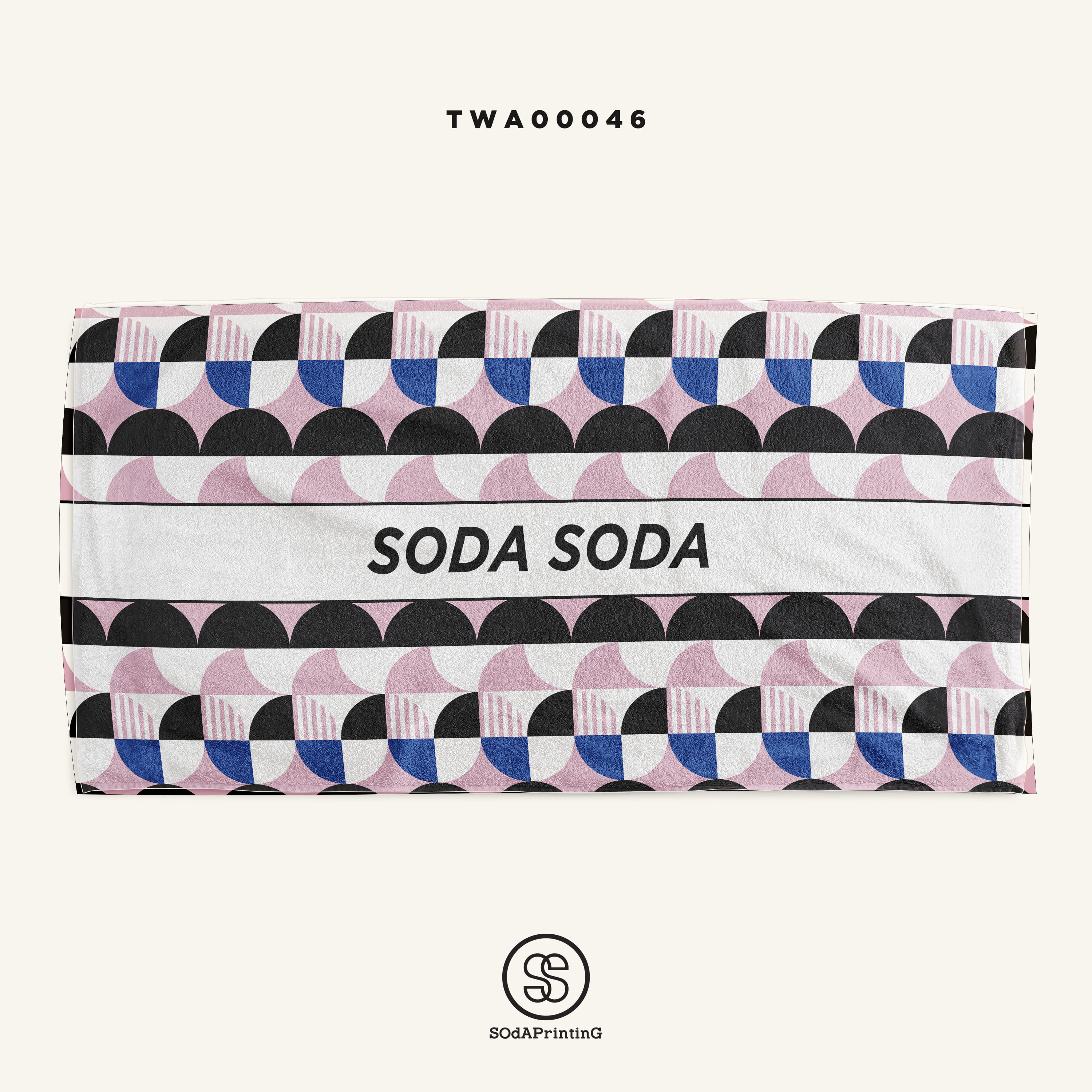 ผ้าเช็ดตัว Geo รหัส TWA00046 #SOdAtowel #SodAhome #ผ้าขนหนู #ผ้าเช็ดตัว #towel