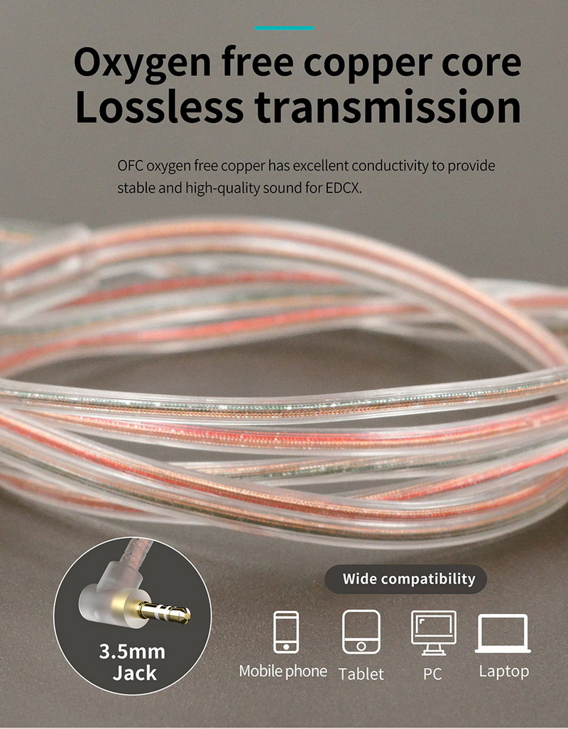 KZ EDCX หูฟัง IEM ไดรเวอร์ Dynamic ประกันศูนย์ไทย