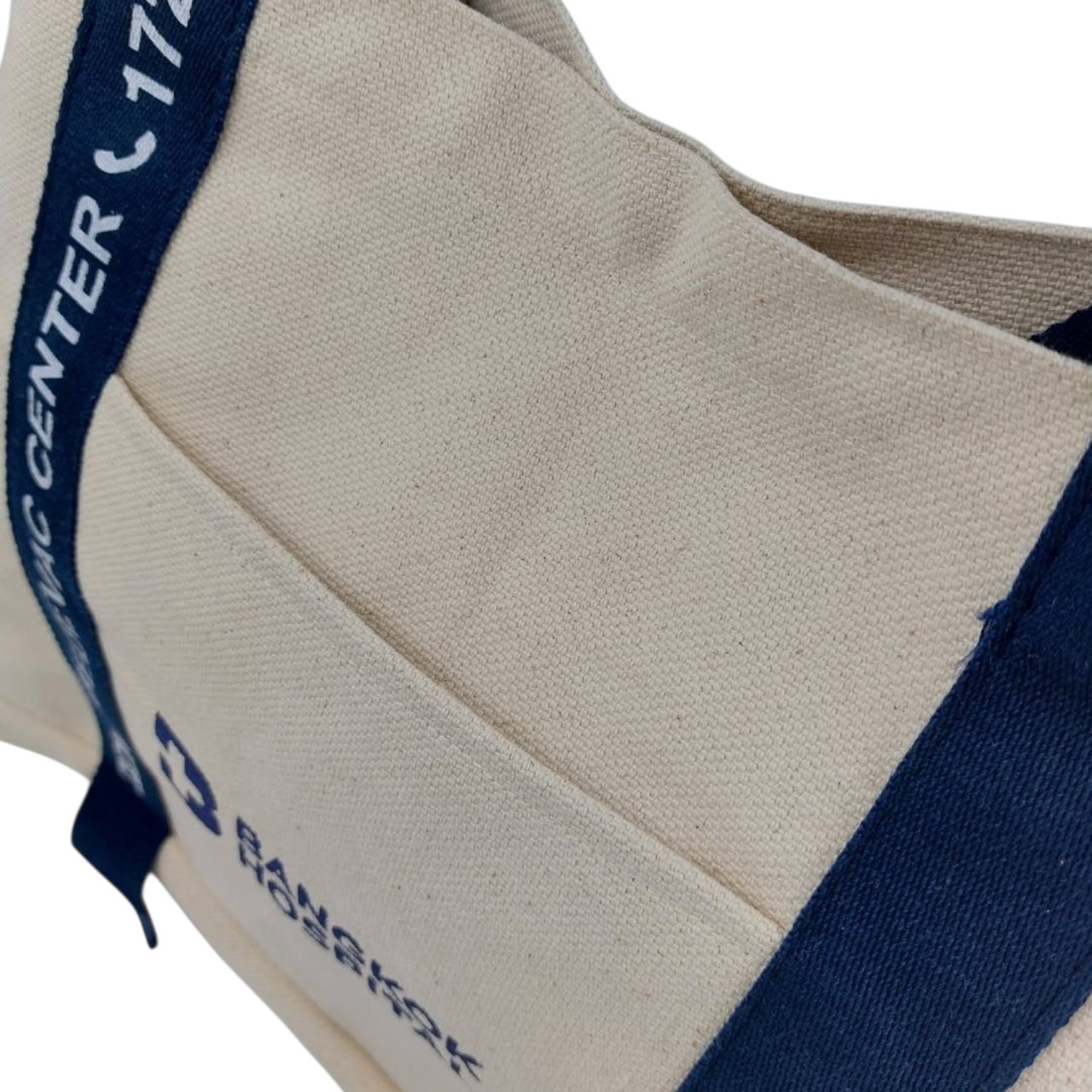 กระเป๋าแคนวาส พร้อมสายสะพาย ทรง Tote bag