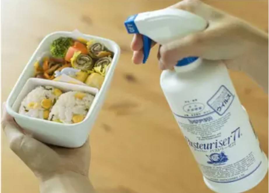 Food Grade Dover Pasteuriser 77 ผลิตภัณฑ์แอลกฮอล์ฆ่าเชื้อจากญี่ปุ่น สำหรับฉีดพ่นบนอาหาร