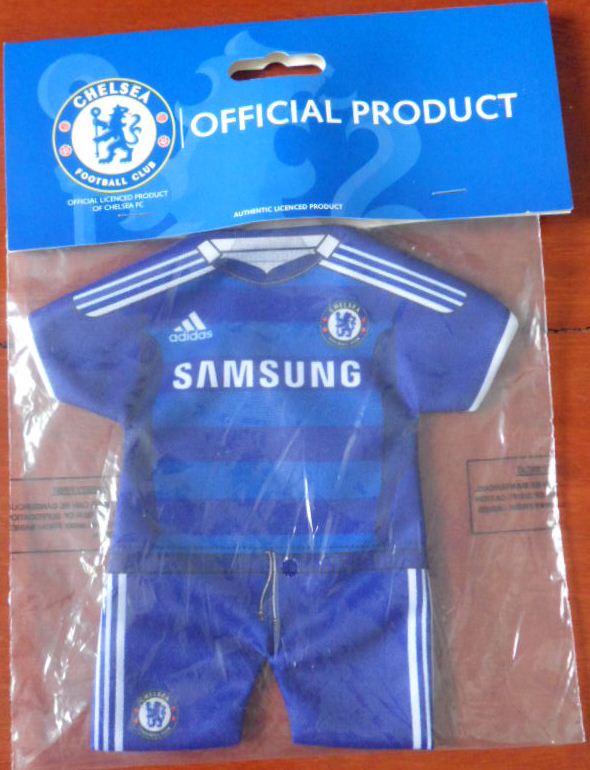 มินิคิต ชุดเสื้อติดกระจก ฟุตบอล สโมสรเชลซี - HOME KIT 2011/12 ใหม่ / CHELSEA Football Club Mini Kit - HOME KIT 2011/12 NEW