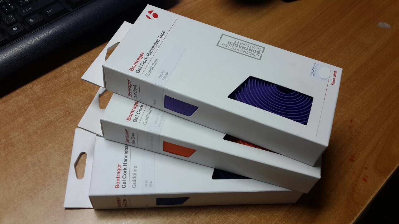 ผ้าพันแฮนด์ Bontrager Gel Cork Handlebar tape ลายรังผึ้ง