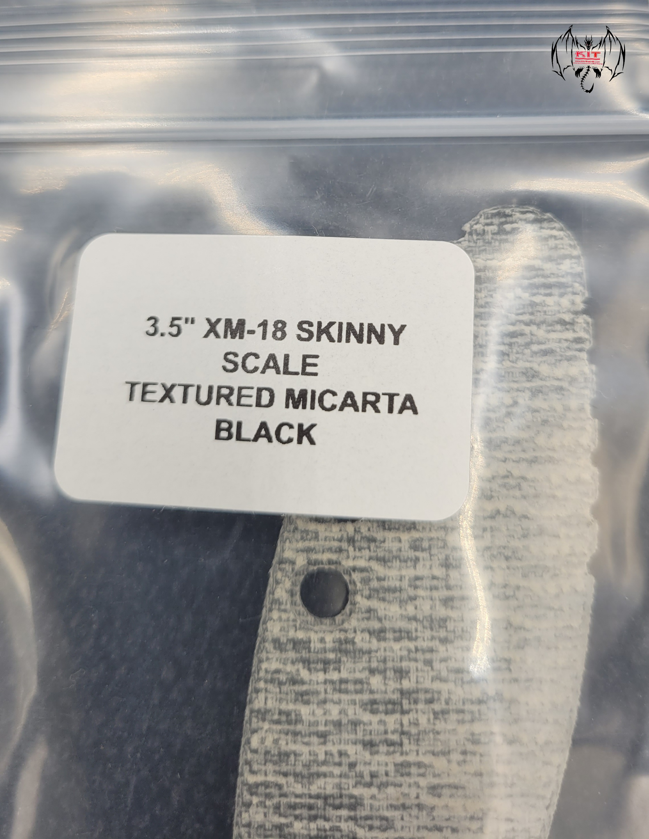 Hinderer XM-18 3.5" Skinny Handle Scale Micarta Black