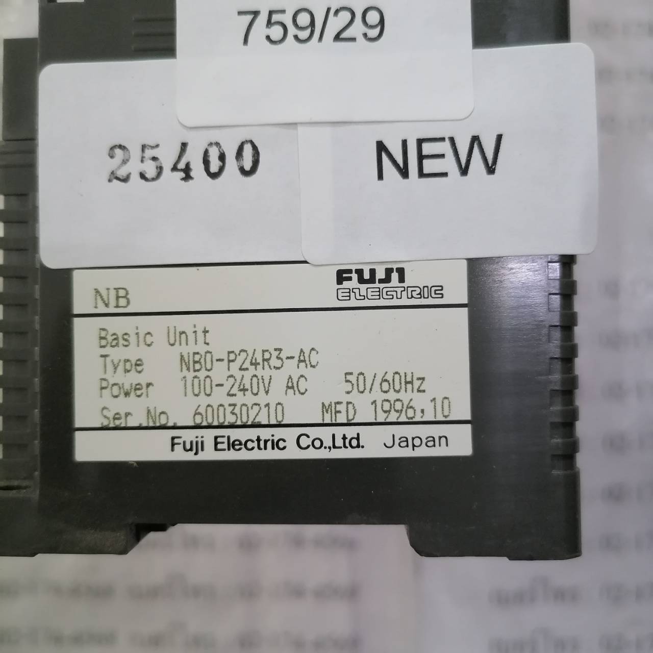 NB0-P24R3-AC PLC " FUJI "