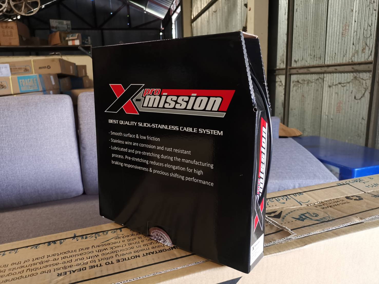 ปลอกนอกสายเกียร์ X-Mission Pro, XFS-4107, Shifter Cable Housing 4mmx50M/ 1กล่อง