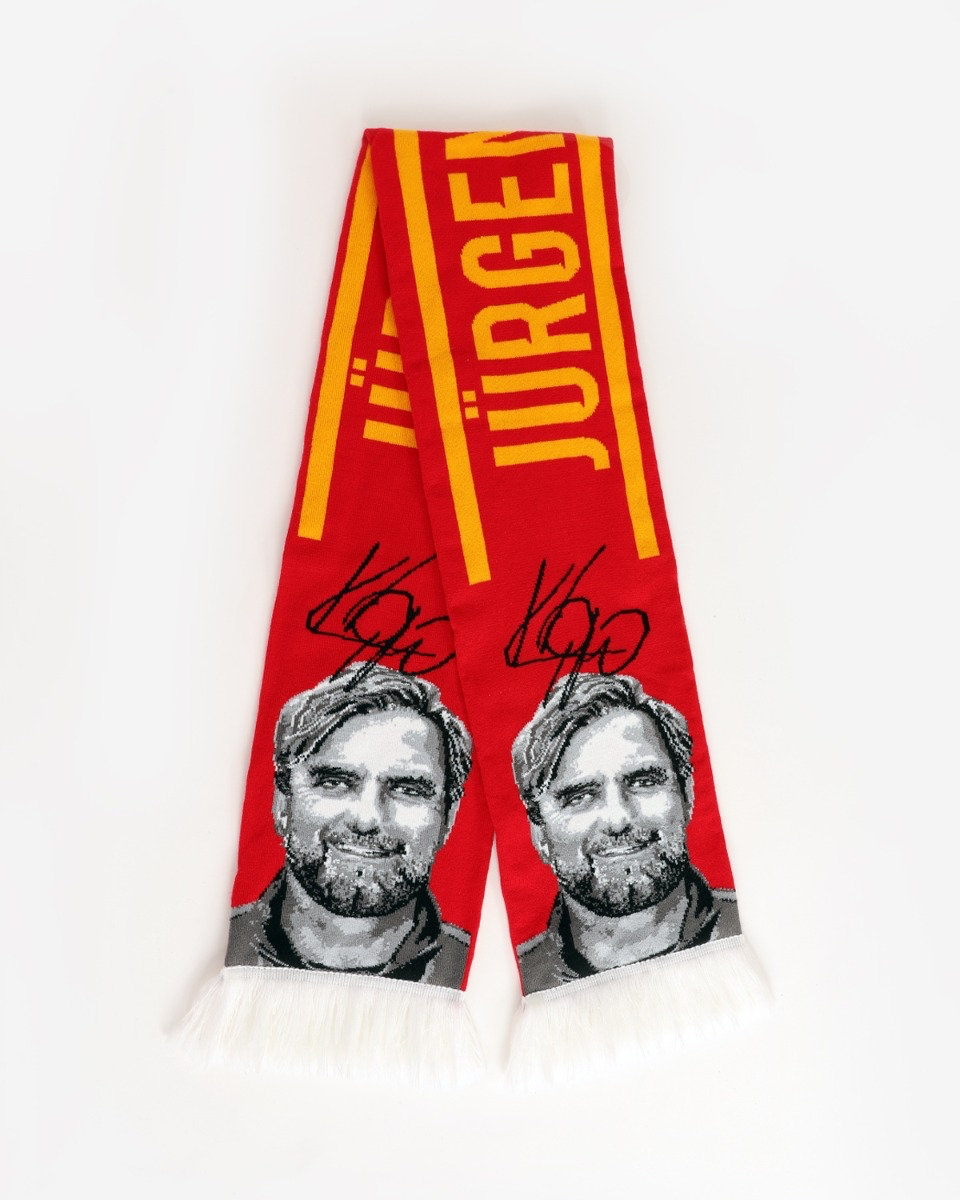 ผ้าพันคอ ฟุตบอล สโมสรลิเวอร์พูล - Jürgen Klopp ใหม่ / LIVERPOOL Football Club Scarf - Jürgen Klopp NEW
