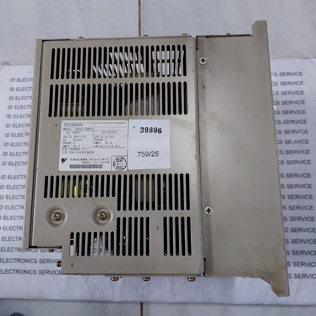 SGDB-50ANY8 SERVOPACK " YASKAWA "