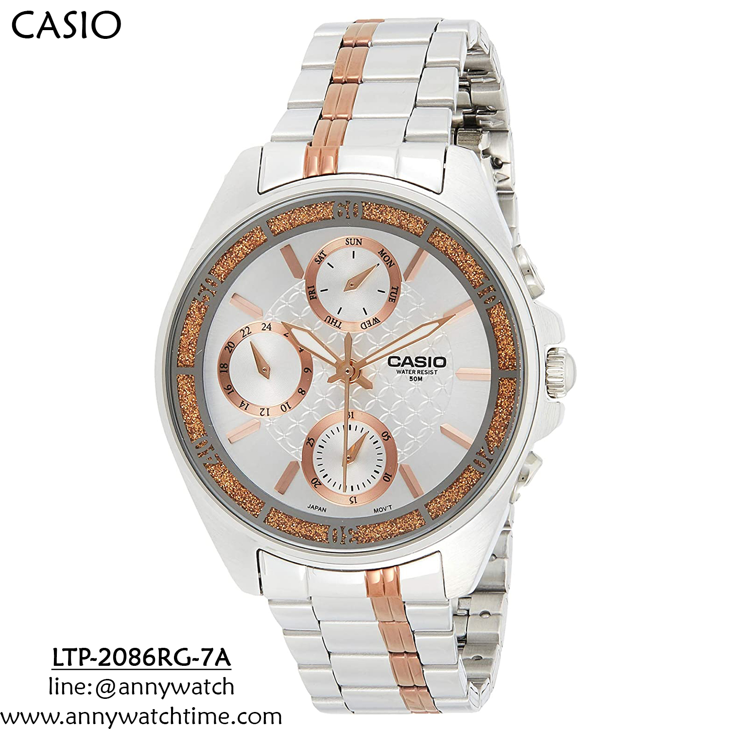 CASIO LTP-2086RG-7A