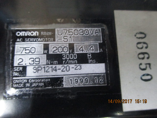 U75030VA-S1 SERVO MOTOR " OMRON "