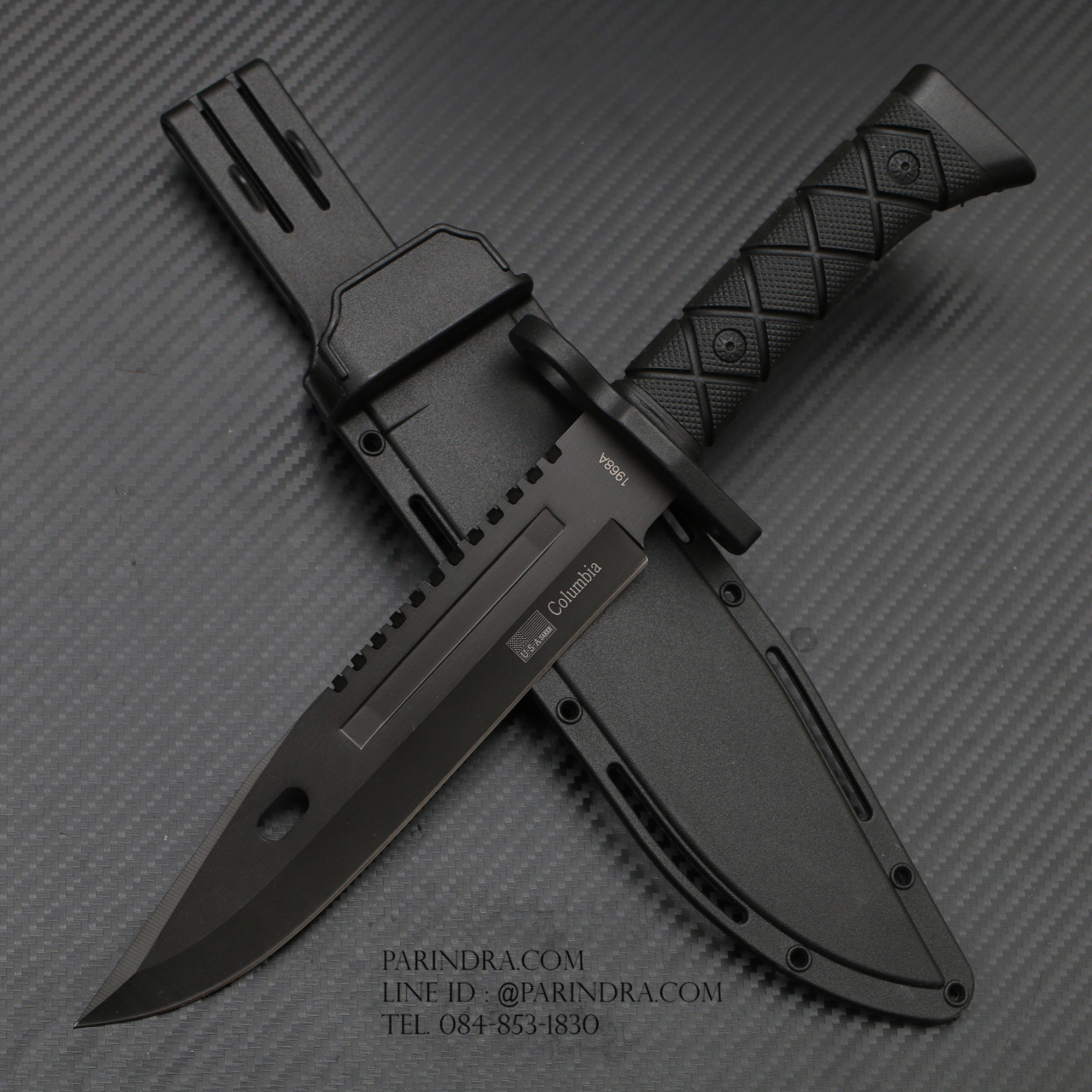 มีดใบตาย COLUMBIA พร้อมปลอก รุ่น 1968A ทรงใบมีดสวย พร้อมปลอกมีด พร้อมใช้