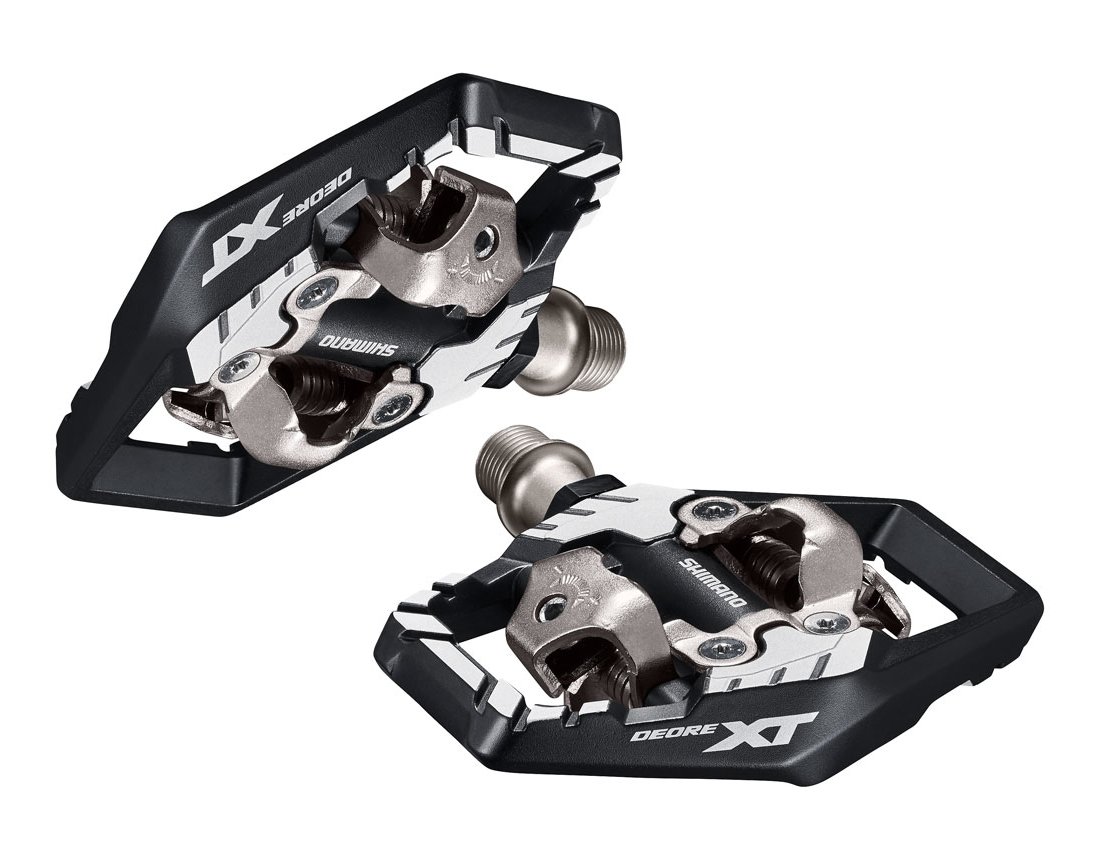 SHIMANO บันใดชิมาโน่ XT, PD-M8120, พร้อมคลีท, ไม่มีทับทิม, มีกล่อง (Malay)