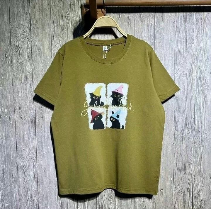 เสื้อยืดลายปัก+สกรีน 9am