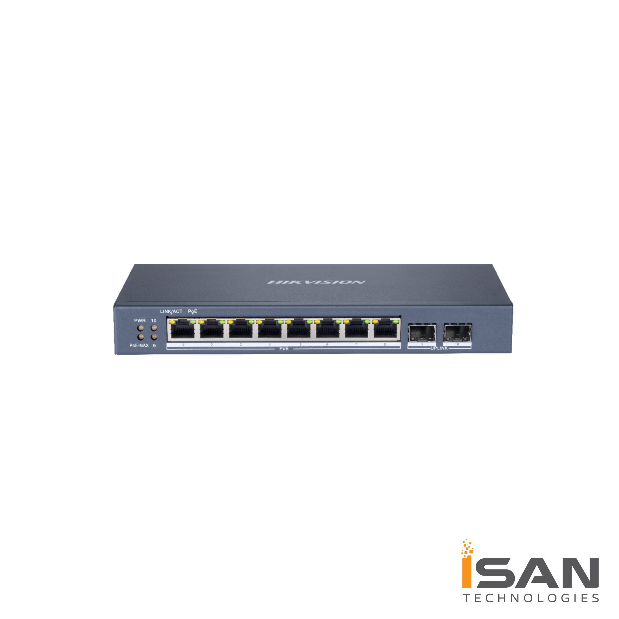 DS-3E1510P-SI Hikvision Smart Managed PoE Switch 8Ports
