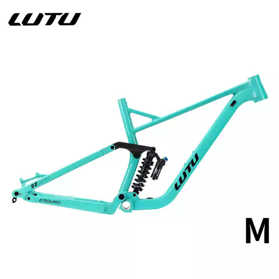 LUTU Model 2711 Enduro Land Soft Tail MTB Frame | 29”/27.5” Downhill Mountain Bike Frame (Aluminum Alloy)
