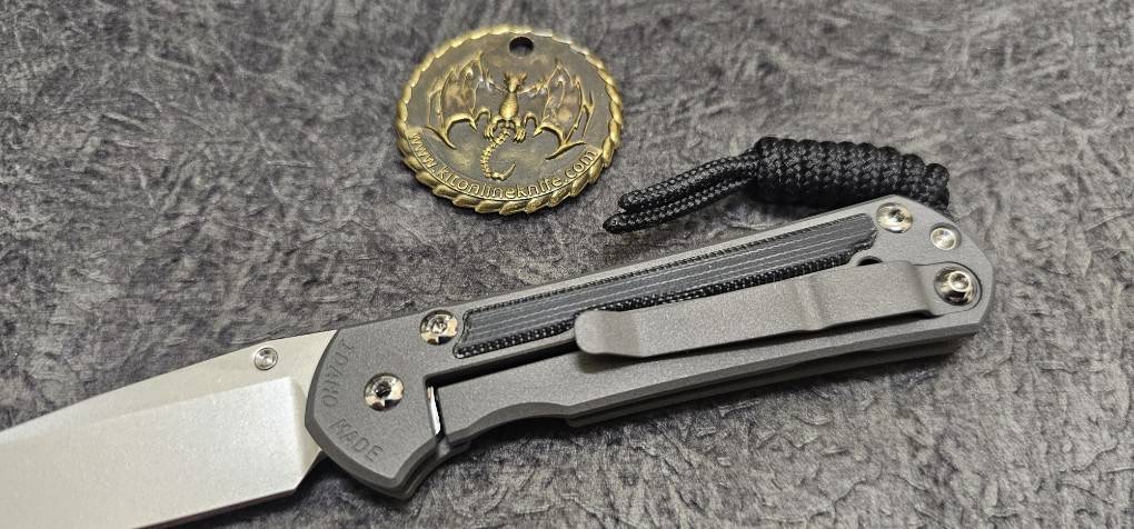 Chris Reeve Small Sebenza 31 lnlay LH Drop Point Black Canvas Micarta CPM Magnacut(มือซ้าย)