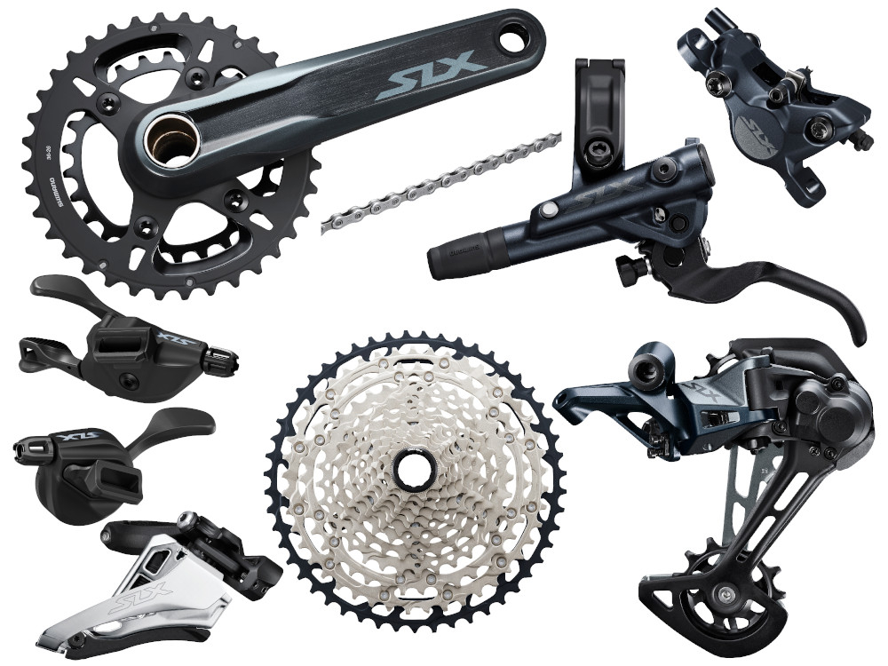 ชุดเกียร์ SHIMNO SLX GROUPSET 2x12 สปีด, SLX MY2022 (กรุณาระบุสเปคที่ต้องการ)