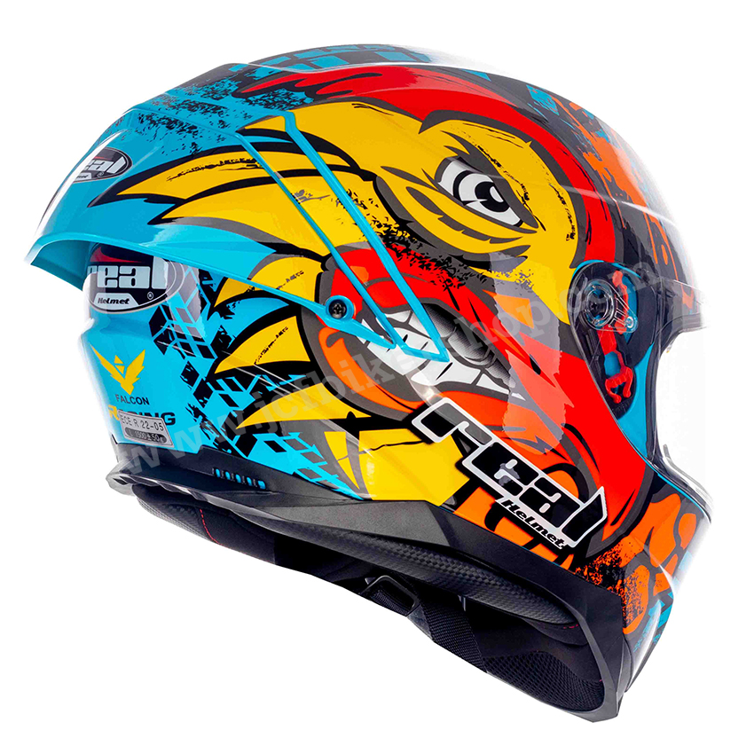 หมวกกันน็อค REAL FALCON RAGING ฟ้า