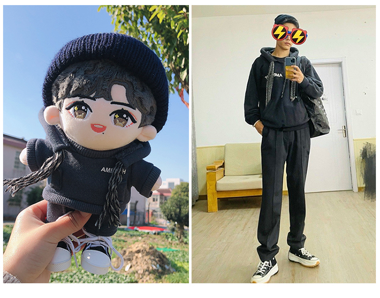 ตุ๊กตา เซียวจ้าน (20 cm.) ชุดวอร์ม MBUSH (ver.2)