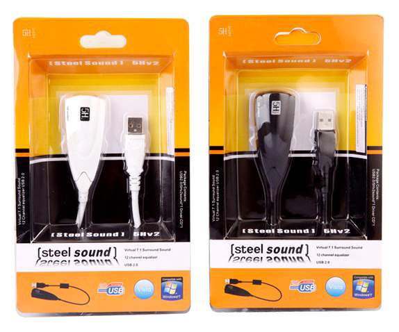 ขาย X-Tips 7.1 Channel USB External Sound Card การ์ดเสียงภายนอกต่อผ่าน USB