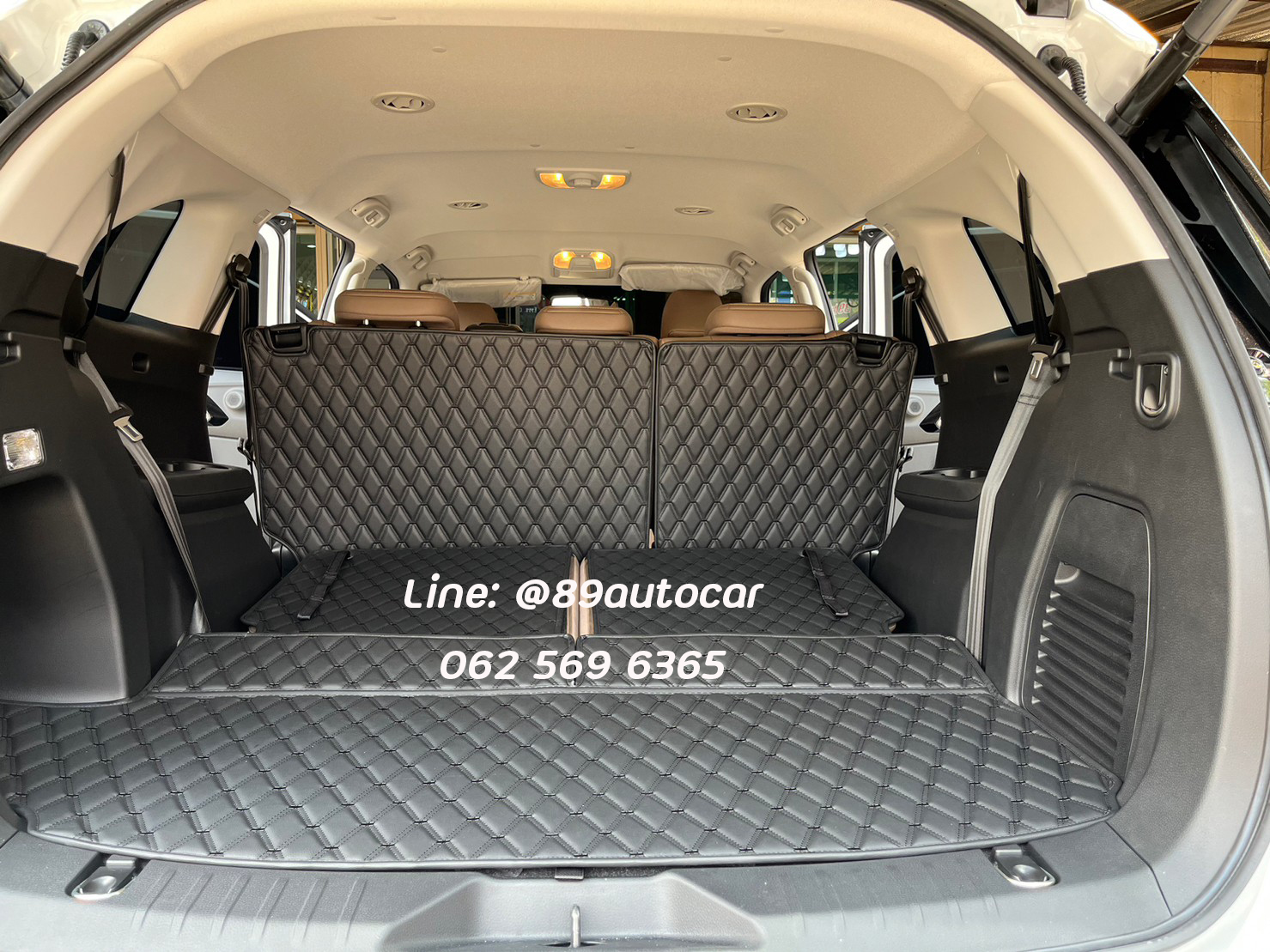 Isuzu Mu-X (มิวเอ็กซ์) 2021-2023 ปูพรมVVIP สีดำด้ายดำ เต็มคัน