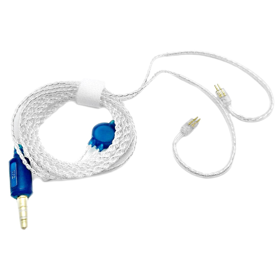 ขาย TFZ สายเปลี่ยนหูฟังชุบเงินถัก เพิ่มคุณภาพเสียง สำหรับหูฟัง TFZ