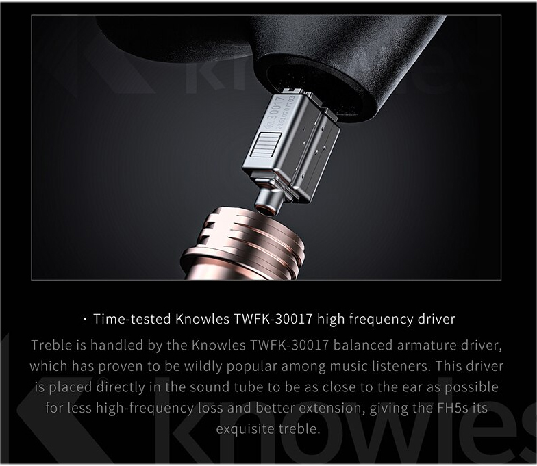 ขาย FiiO FH5S หูฟัง 4 ไดรเวอร์ 2DD+2BA ประกันศูนย์ไทย