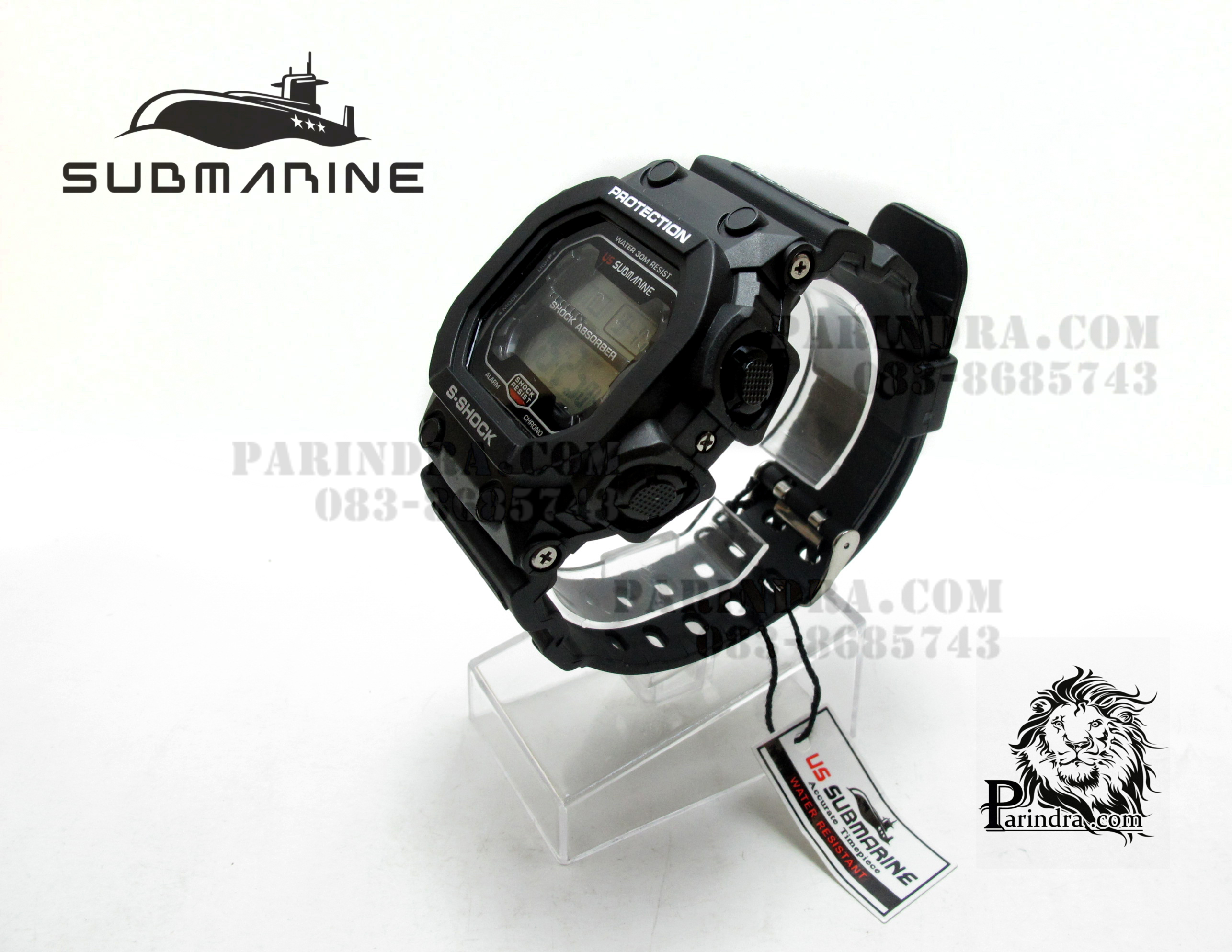 นาฬิกา US submarine รุ่น TP1280M สีดำล้วน คล้ายรุ่น King G-shock