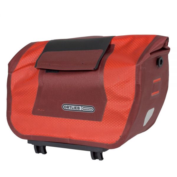 กระเป๋าใส่จักรยาน ORTLIEB TRUNK-BAG RC RACK-LOCK 12L สีดำและสีแดง