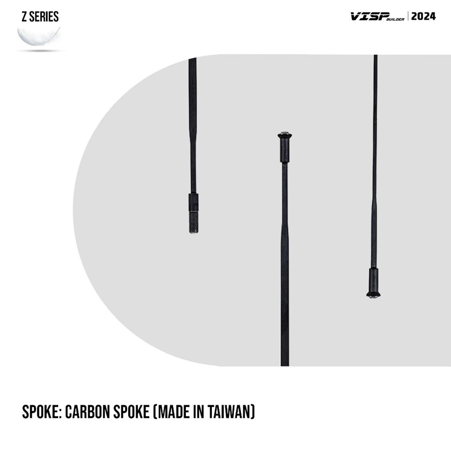 ชุดล้อเสือหมอบดิสเบรค VISP BUILDER Z-SERIES 50/50 DISC BRAKE 2024 Shimano and Sram Support 8-12 Speed