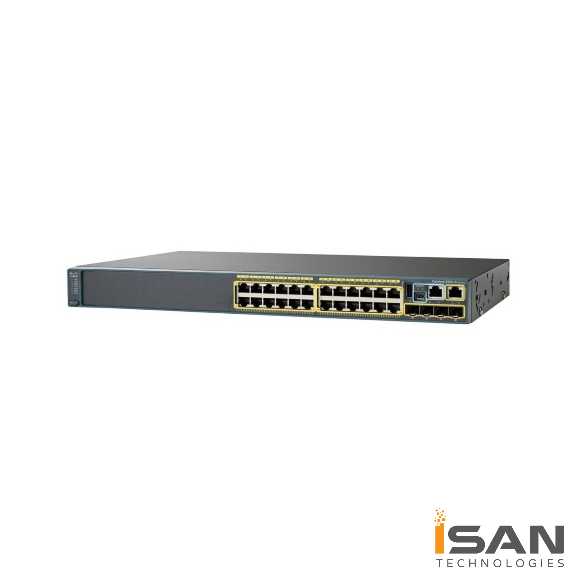 WS-C2960X-24PD-L Cisco Catalyst 2960-X 24 GigE PoE 370W, 2 x 10G SFP+, LAN Base
